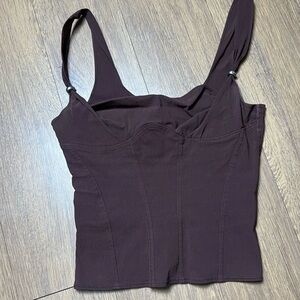 I.AM.GIA Chic Brown Camisole Top